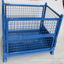 Stackable Foldable Steel Welded Heavy Duty Wire Mesh Pallet Container